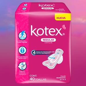 Toallas Kotex Regulares