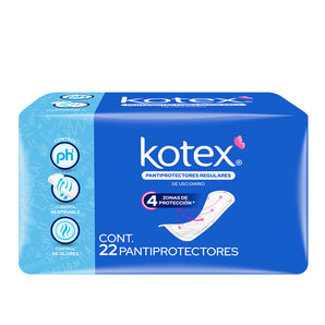 Pantiprotectores Kotex Regulares