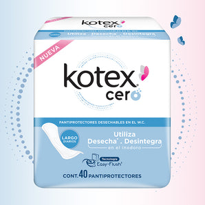 Pantiprotectores Kotex Cero