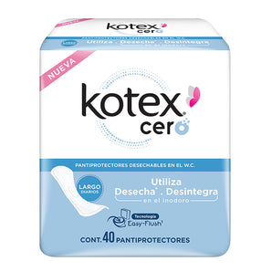 Pantiprotectores Kotex Cero