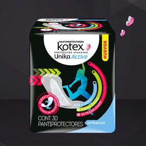 Pantiprotectores Kotex Unika Active