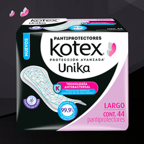 Pantiprotectores Kotex Unika Largos