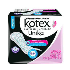 Pantiprotectores Kotex Unika Largos